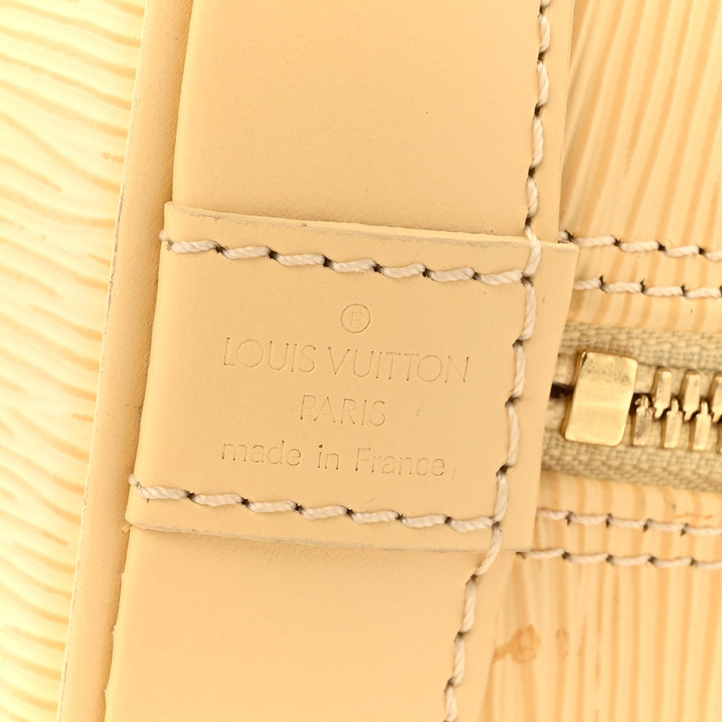 Louis Vuitton Epi Alma PM Vanilla