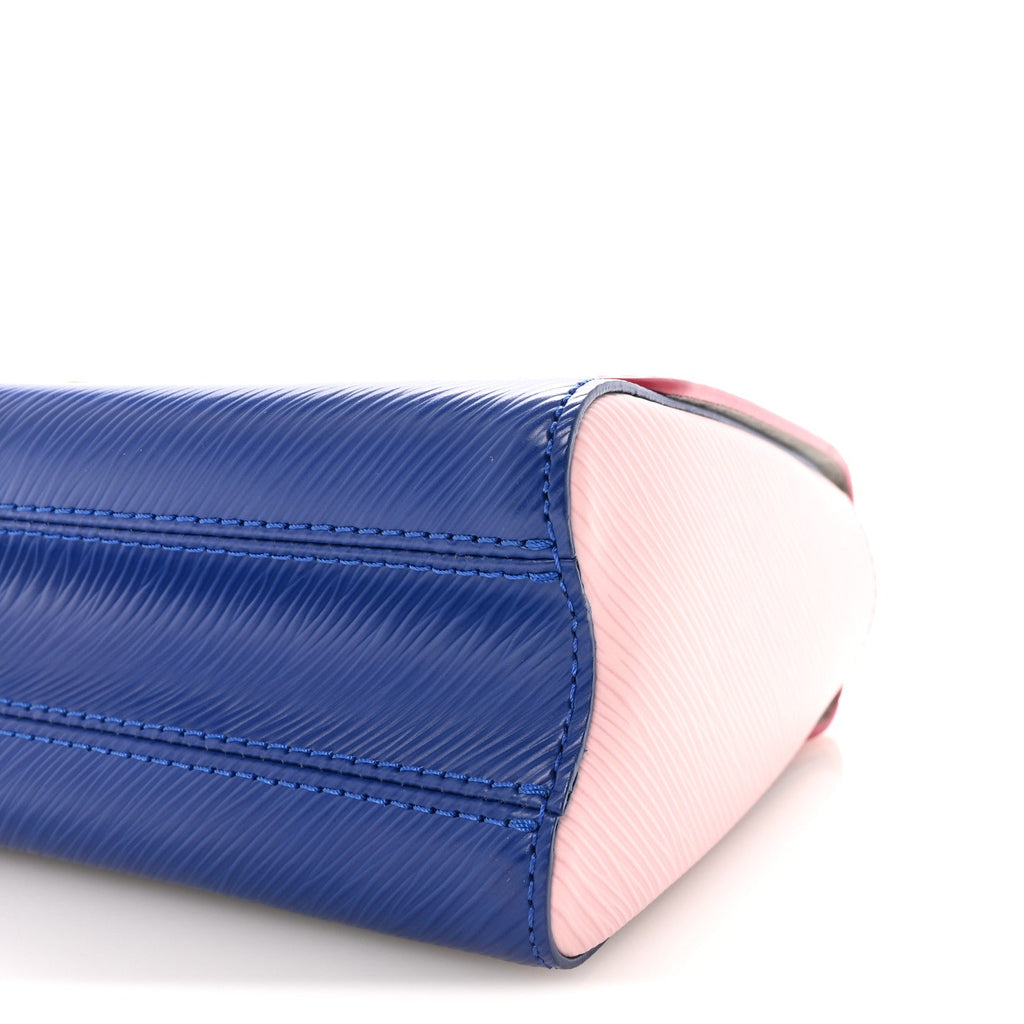 Louis Vuitton Epi Twist Shoulder Bag MM Pink Blue