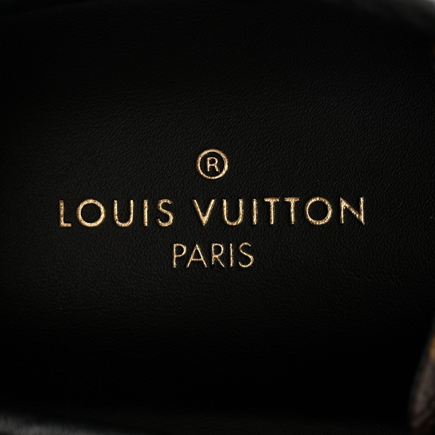 Louis Vuitton Patent Monogram Frontrow Sneakers 39