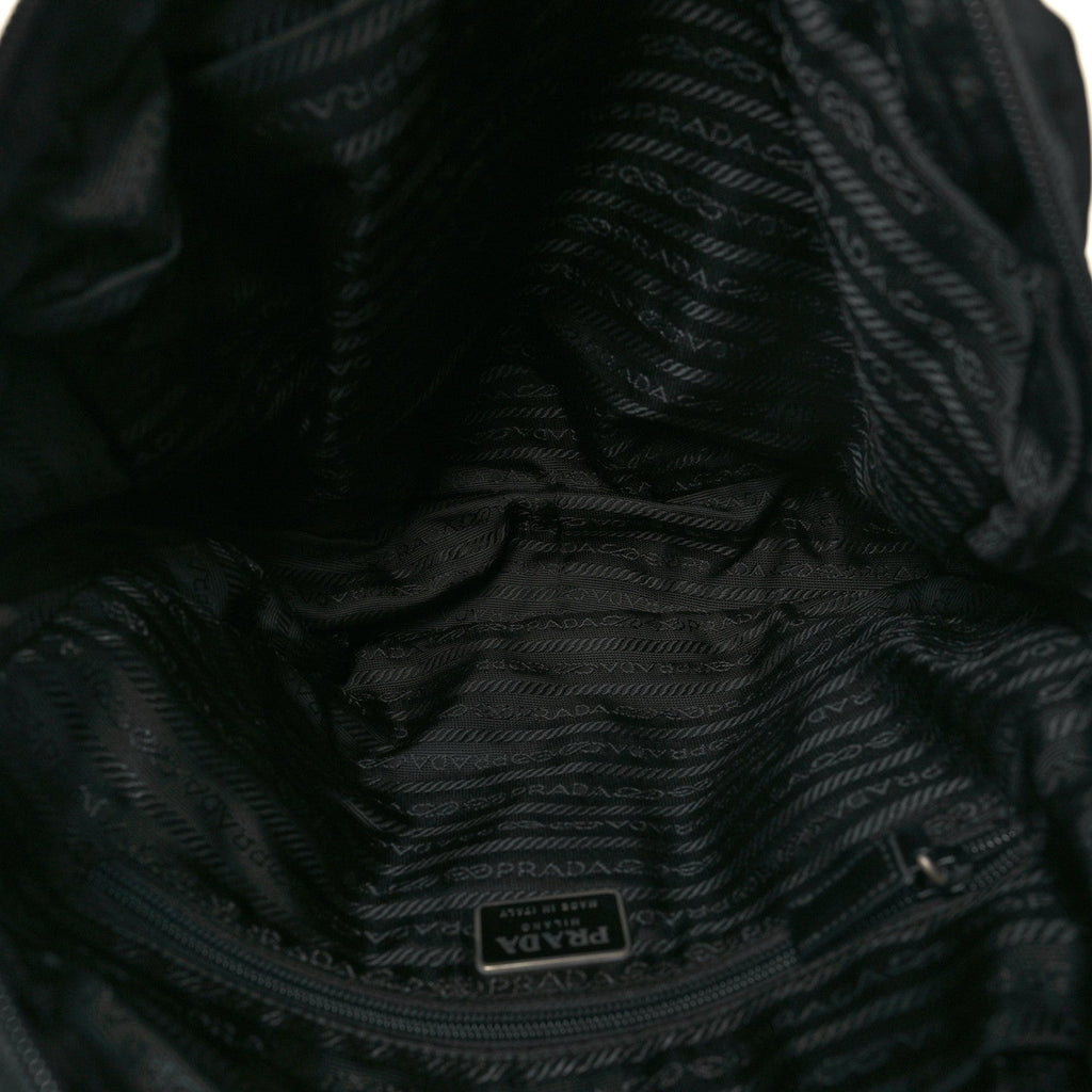 Prada Nylon Vela Tote Black