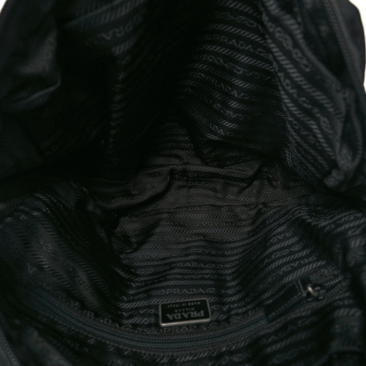 Prada Nylon Vela Tote Black