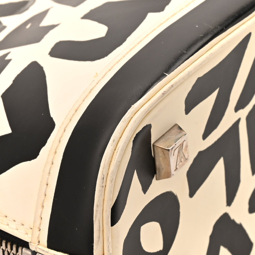 Louis Vuitton Graffiti Alma MM Black