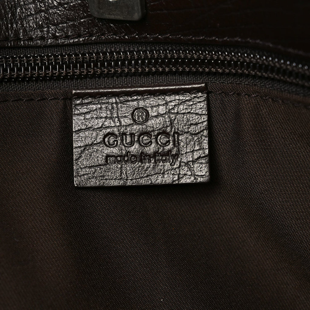 Gucci GG Plus Monogram Small Vertical Tote Dark Brown