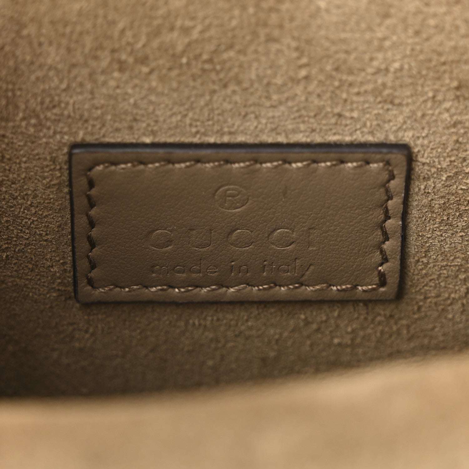 Gucci GG Supreme Monogram Mini Dionysus Top Handle Bag Taupe