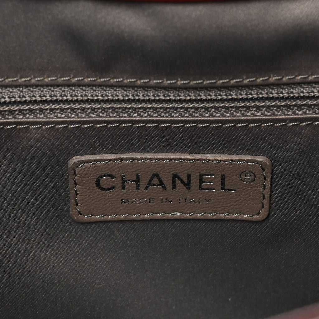 Chanel Caviar Quilted XL Grand Shopping Tote GST Dark Burgundy