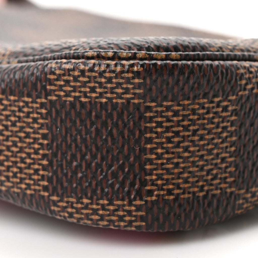 Louis Vuitton Damier Ebene 2020 Christmas Animation Big Wheel Mini Pochette Accessories Rose Ballerine