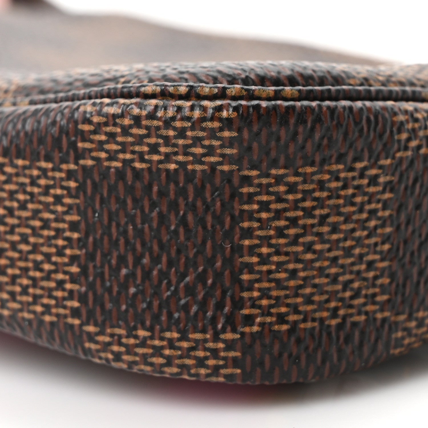 Louis Vuitton Damier Ebene 2020 Christmas Animation Big Wheel Mini Pochette Accessories Rose Ballerine