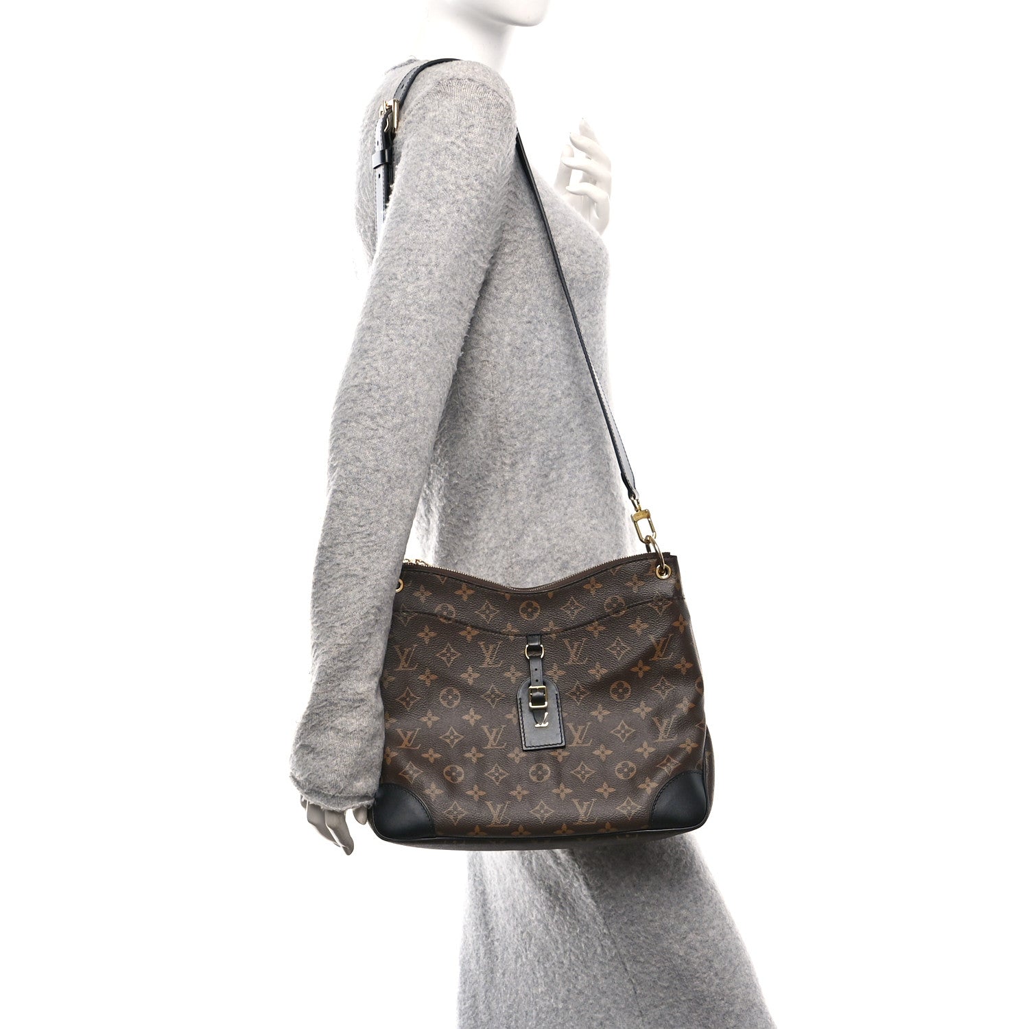 Louis Vuitton Monogram Odeon MM Black