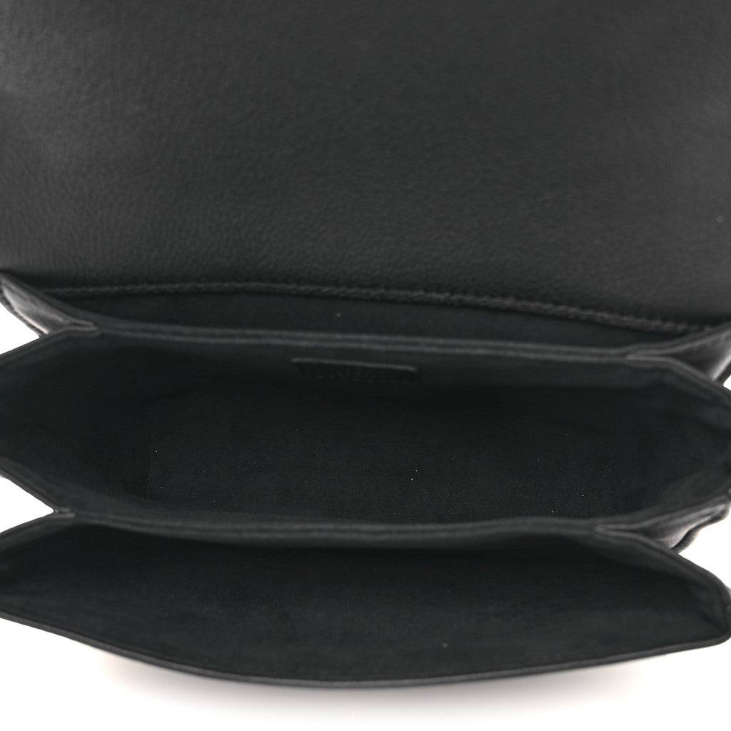 Louis Vuitton Grained Calfskin Lockme Oxford Black