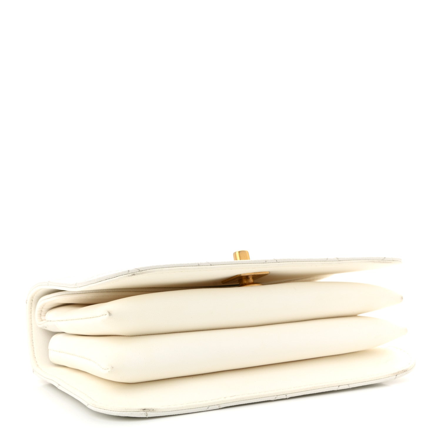 Chanel Caviar Quilted Mini Top Handle Flap White