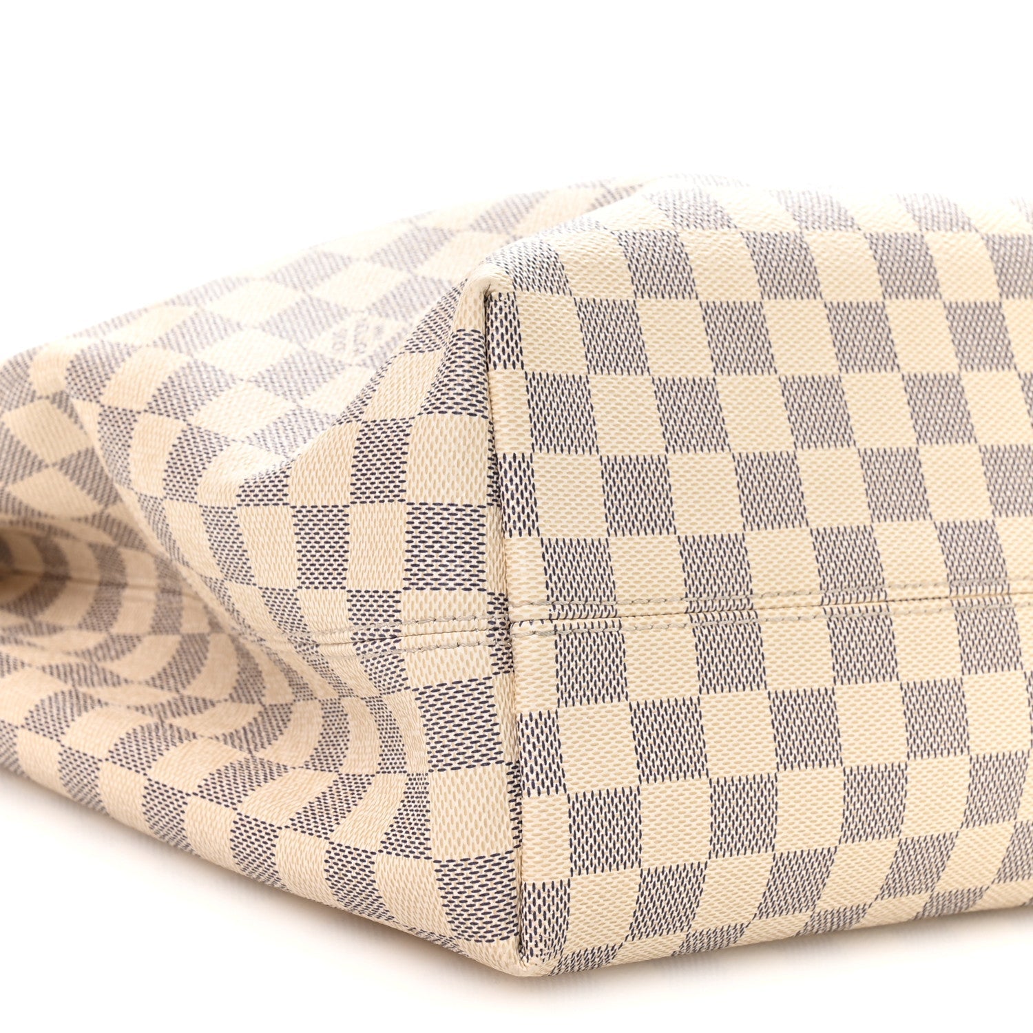 Louis Vuitton Damier Azur Graceful MM Rose Ballerine