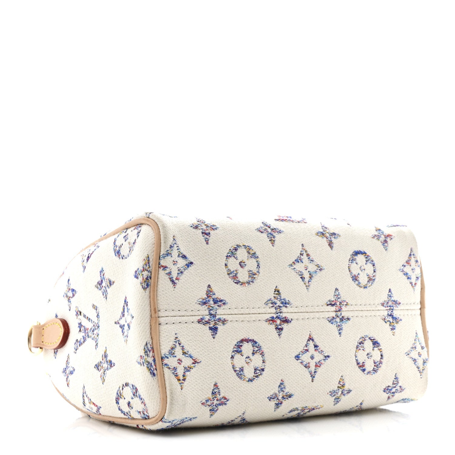 Louis Vuitton Monogram Jacquard Fabric Speedy Bandouliere 20 Multicolor Beige