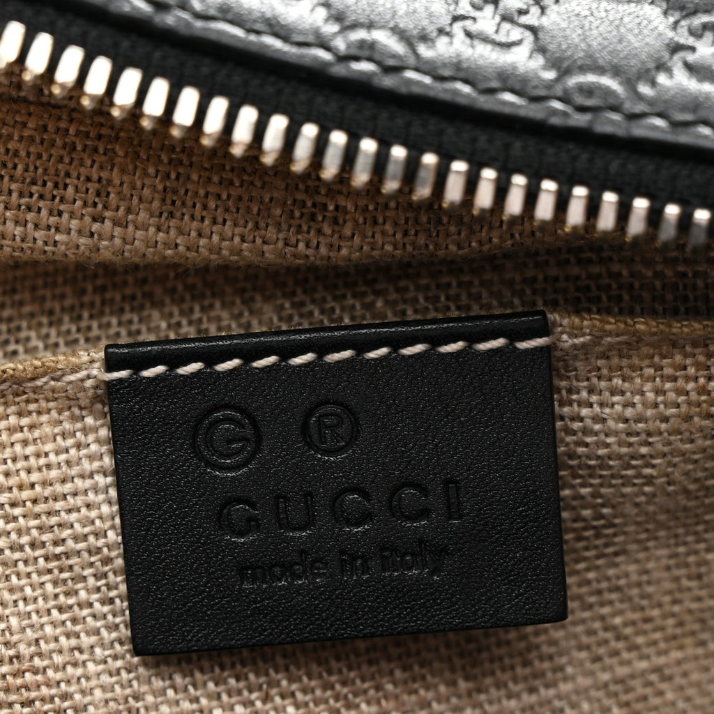 Gucci Microguccissima Mini Bree Messenger Bag Black