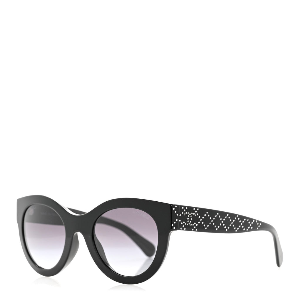 Crystal CC Sunglasses 5420-B-A Black