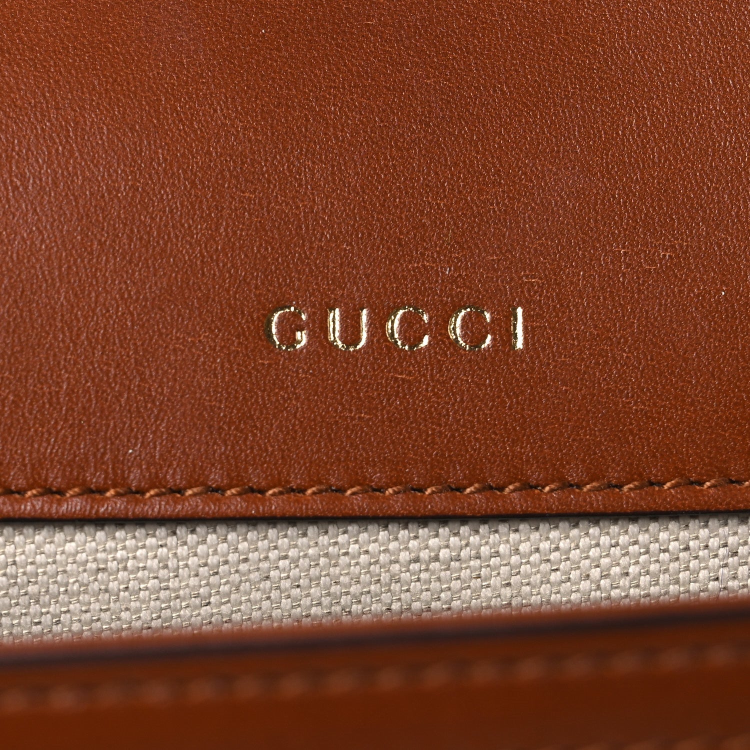 Gucci New Canvas Charisma Calfskin Crystal GG Monogram Mini Horsebit 1955 Shoulder Bag Camel Ebony