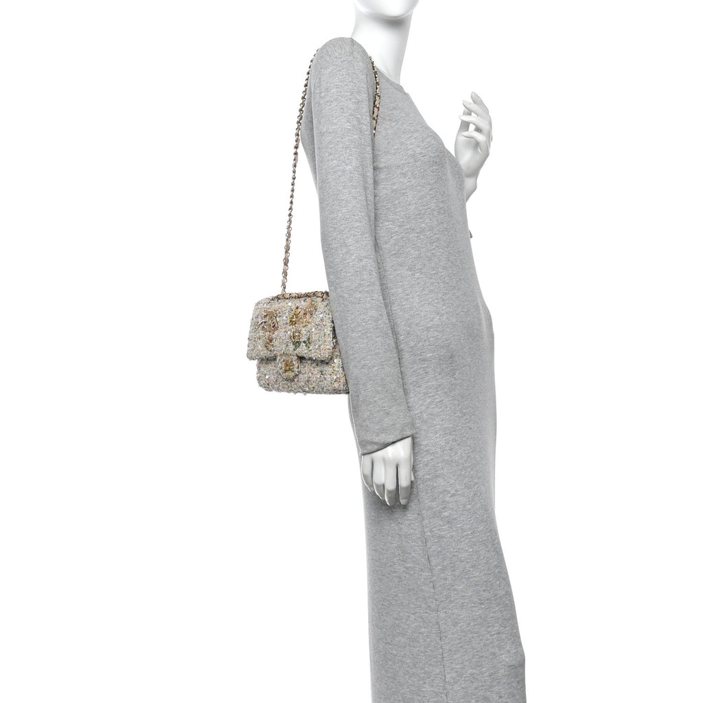 Chanel Tweed Garden Party 2.55 Reissue 225 Flap Multicolor