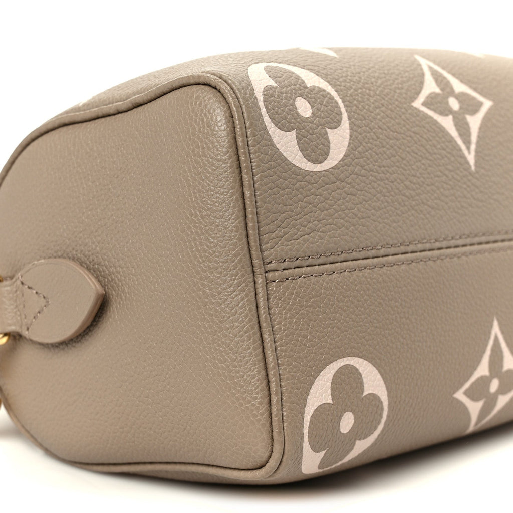Louis Vuitton Empreinte Monogram Giant Speedy Bandouliere 20 Creme Beige