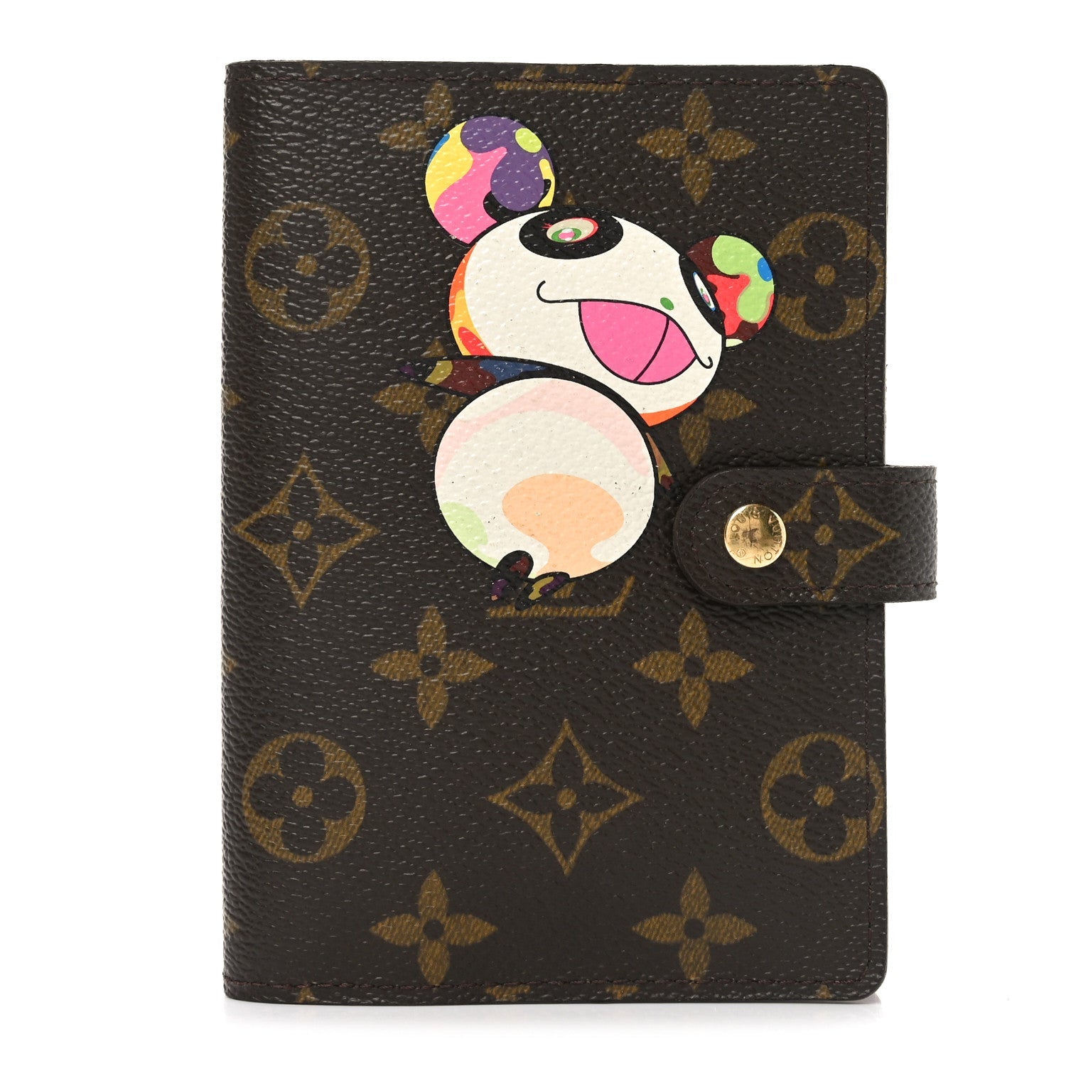 Louis Vuitton Monogram Panda Small Ring Agenda Cover