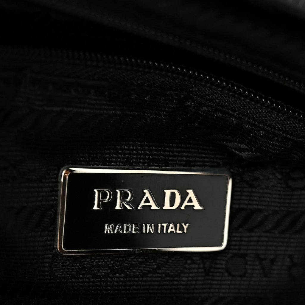 Prada Tessuto Nylon Messenger Bag Black