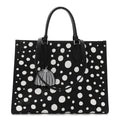 Louis Vuitton Monogram Kusama Dots Onthego MM Black White