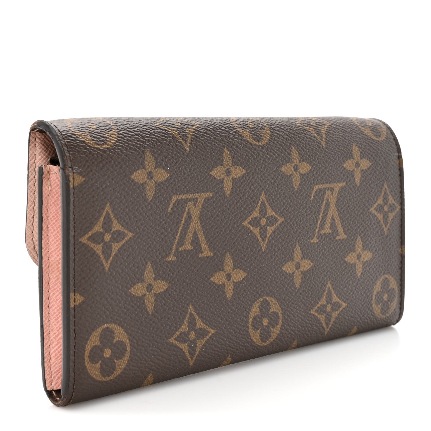 Louis Vuitton Monogram Emilie Wallet Rose Ballerine