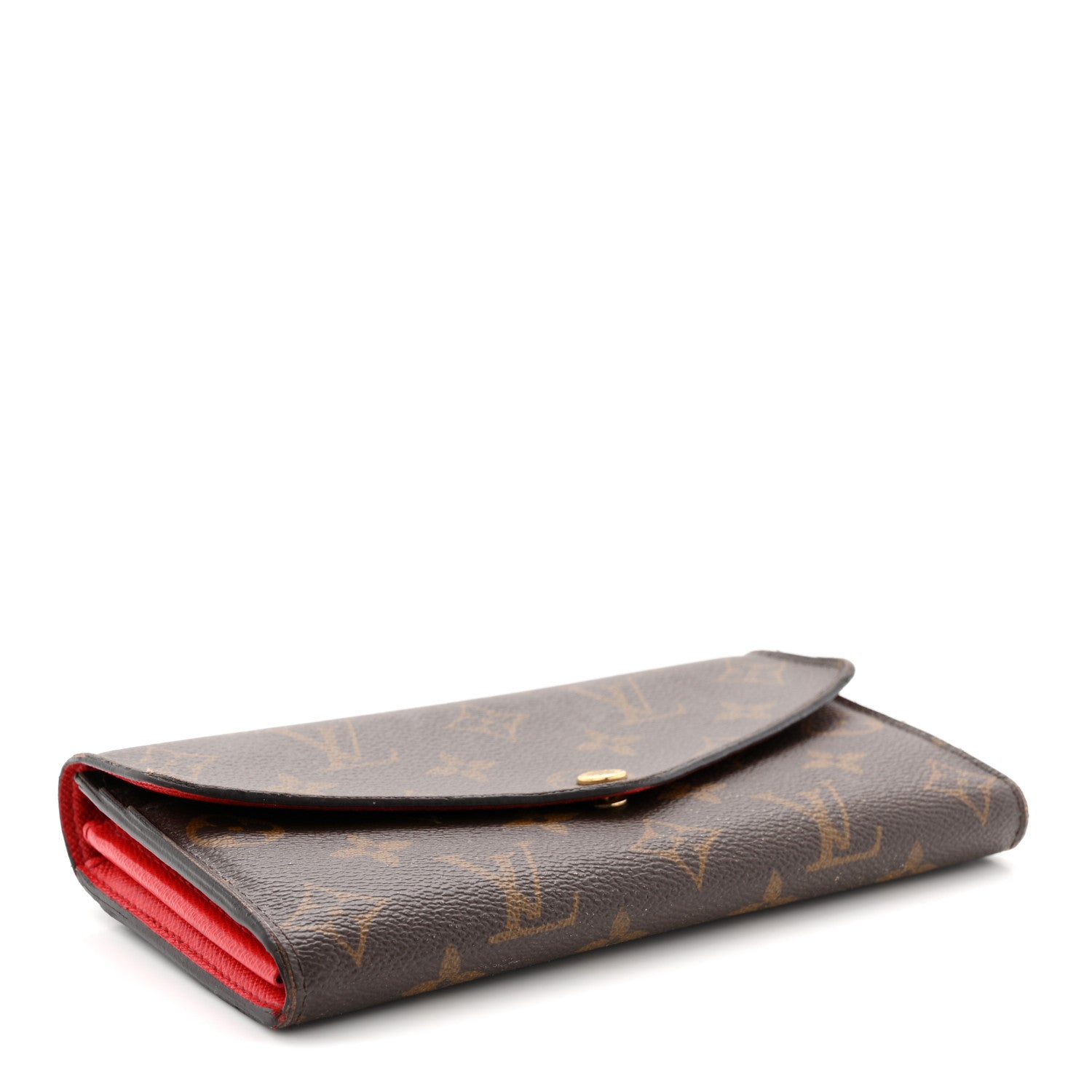 Louis Vuitton Monogram Sarah Wallet NM Coquelicot
