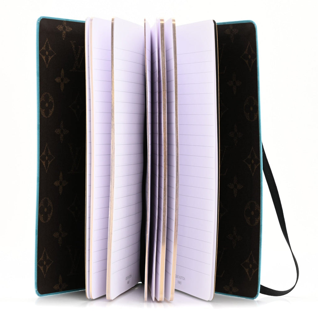 Louis Vuitton LV x TM Jane Superflat Notebook MM Turquoise