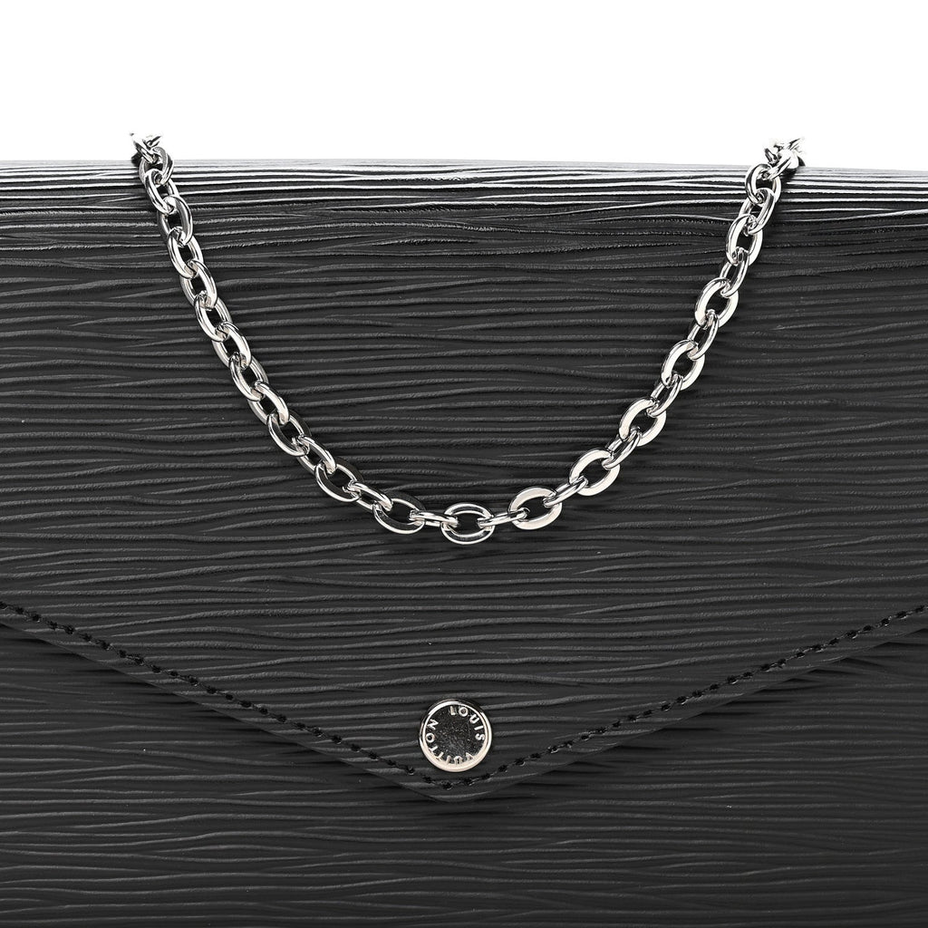 Louis Vuitton Epi Pochette Felicie Black