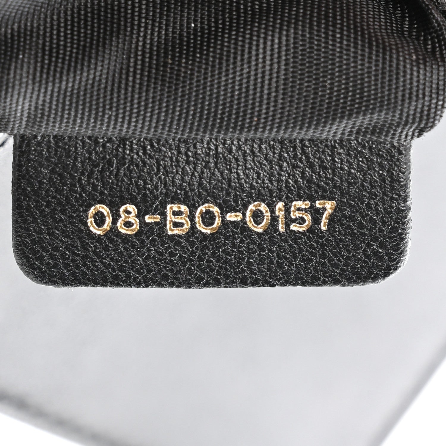 Christian Dior Calfskin Studded Diorama Wallet on Chain Pouch Black