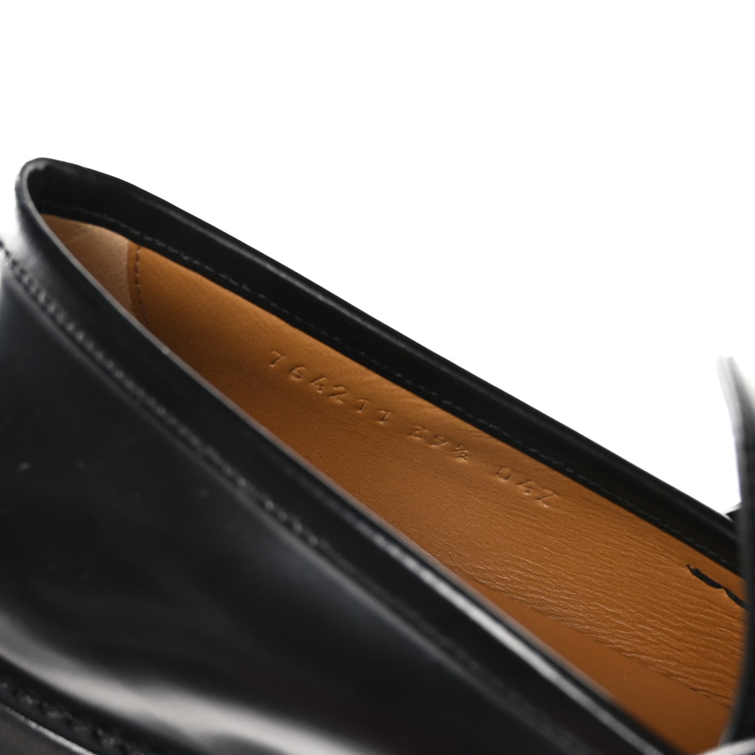 Gucci Cordovan Lux Womens Horsebit 45mm Platform Loafers 39.5 Black