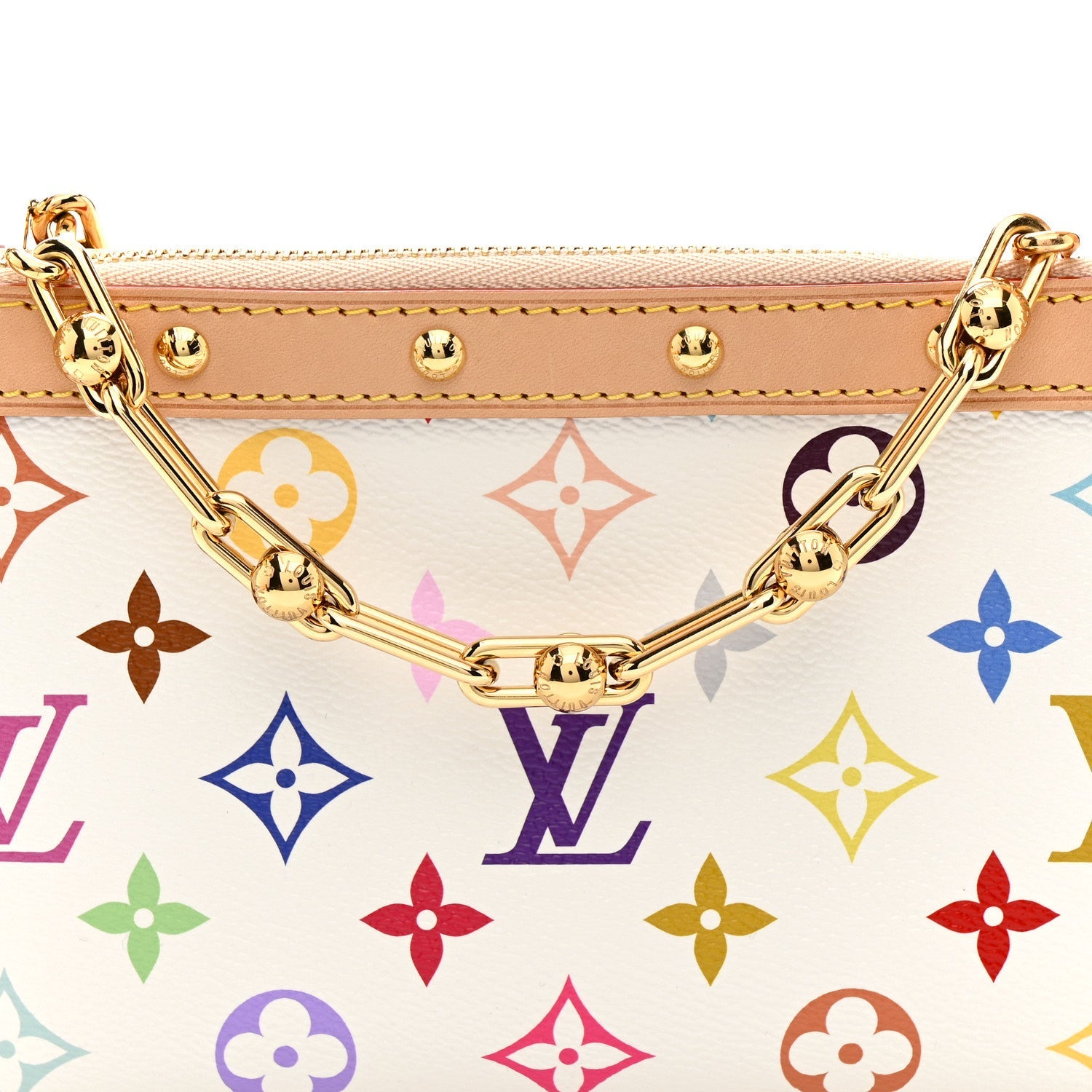 Louis Vuitton LV X TM Monogram Multicolor Pochette Accessories White