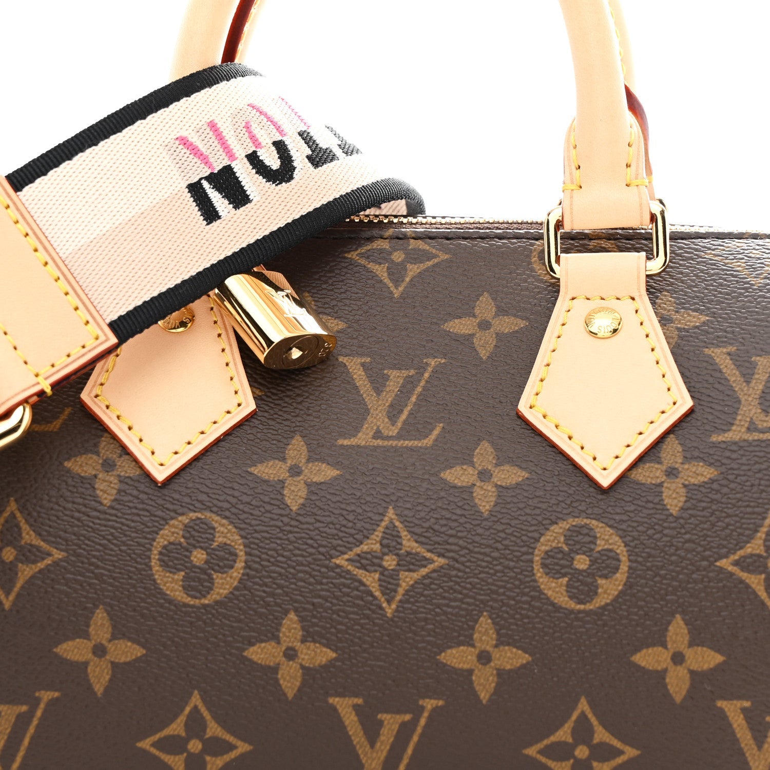 Louis Vuitton Monogram Speedy Bandouliere 20 Black