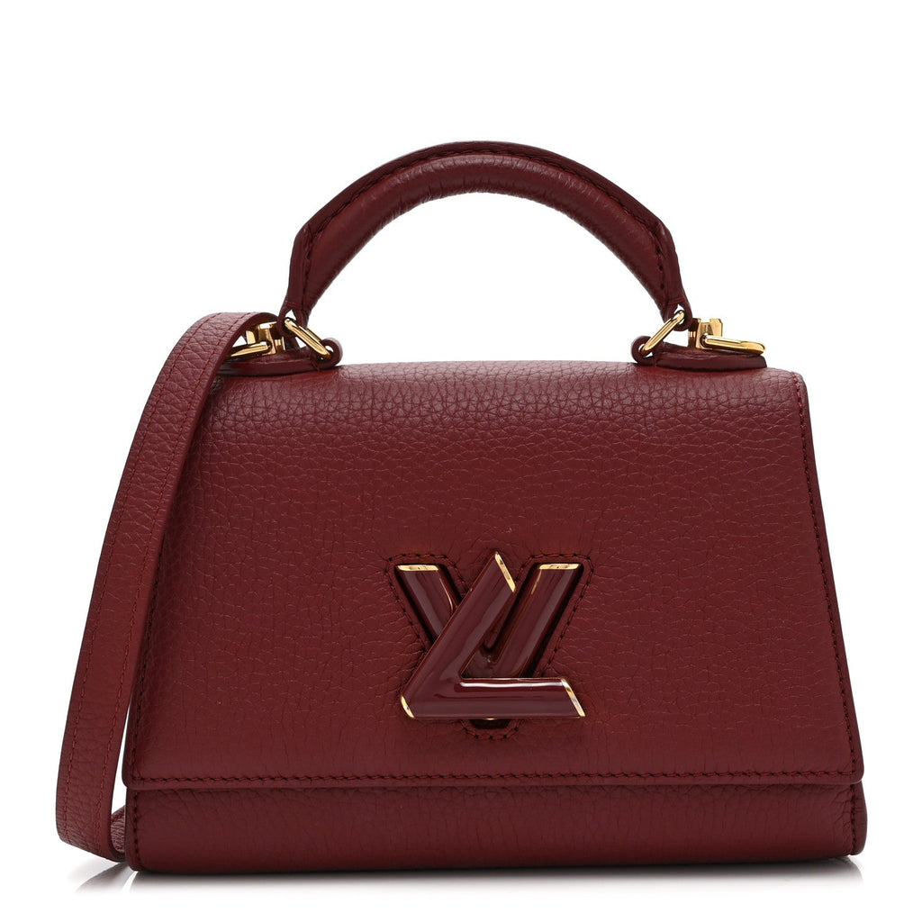 Louis Vuitton Taurillon Twist One Handle BB Griotte