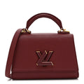 Louis Vuitton Taurillon Twist One Handle BB Griotte