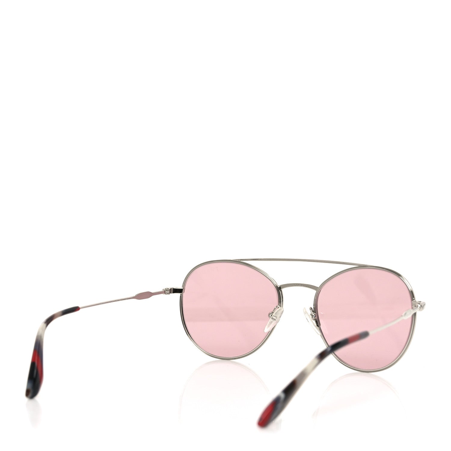 Prada Round Sunglasses VPR 55U Rosa Silver