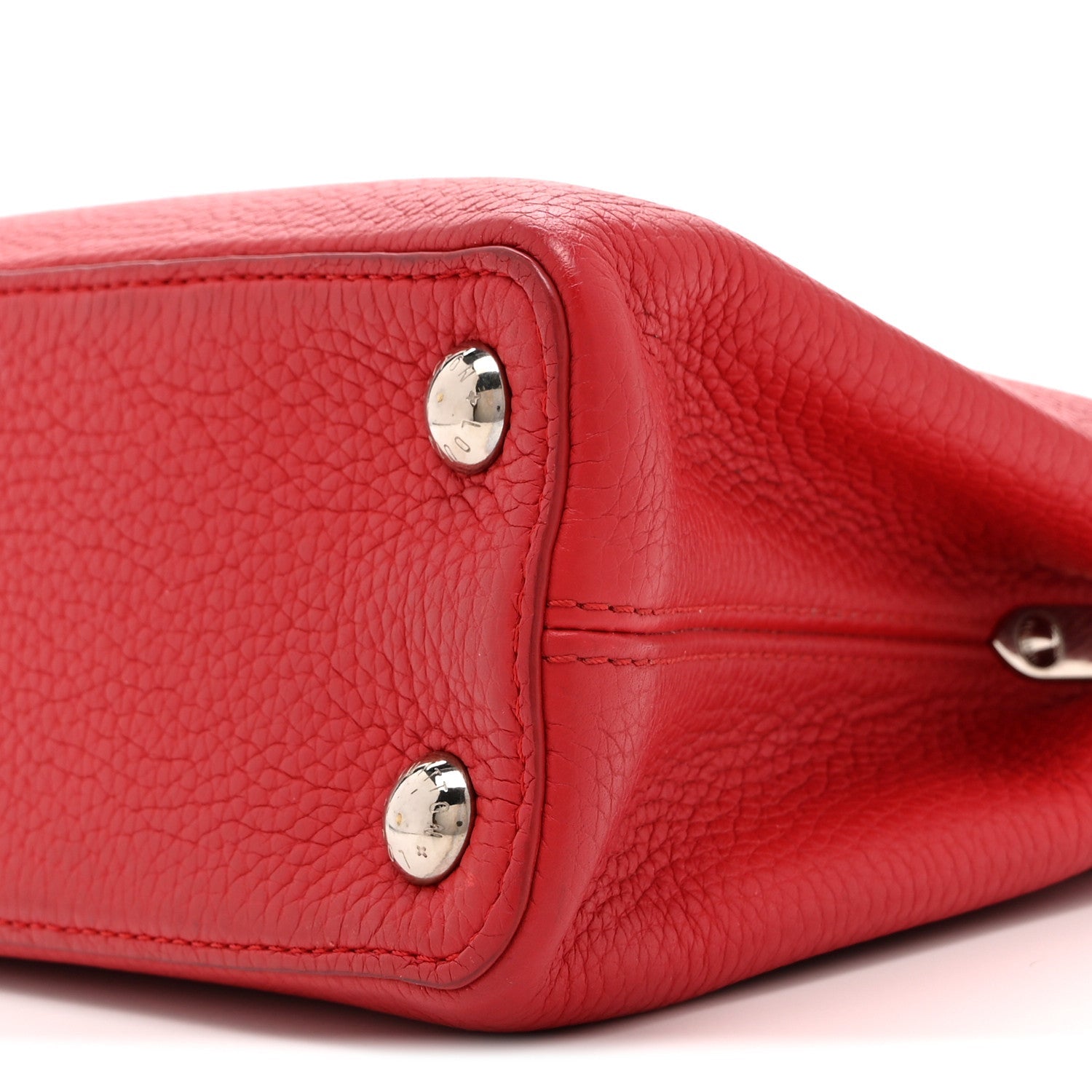 Louis Vuitton Taurillon Capucines BB Scarlet Red