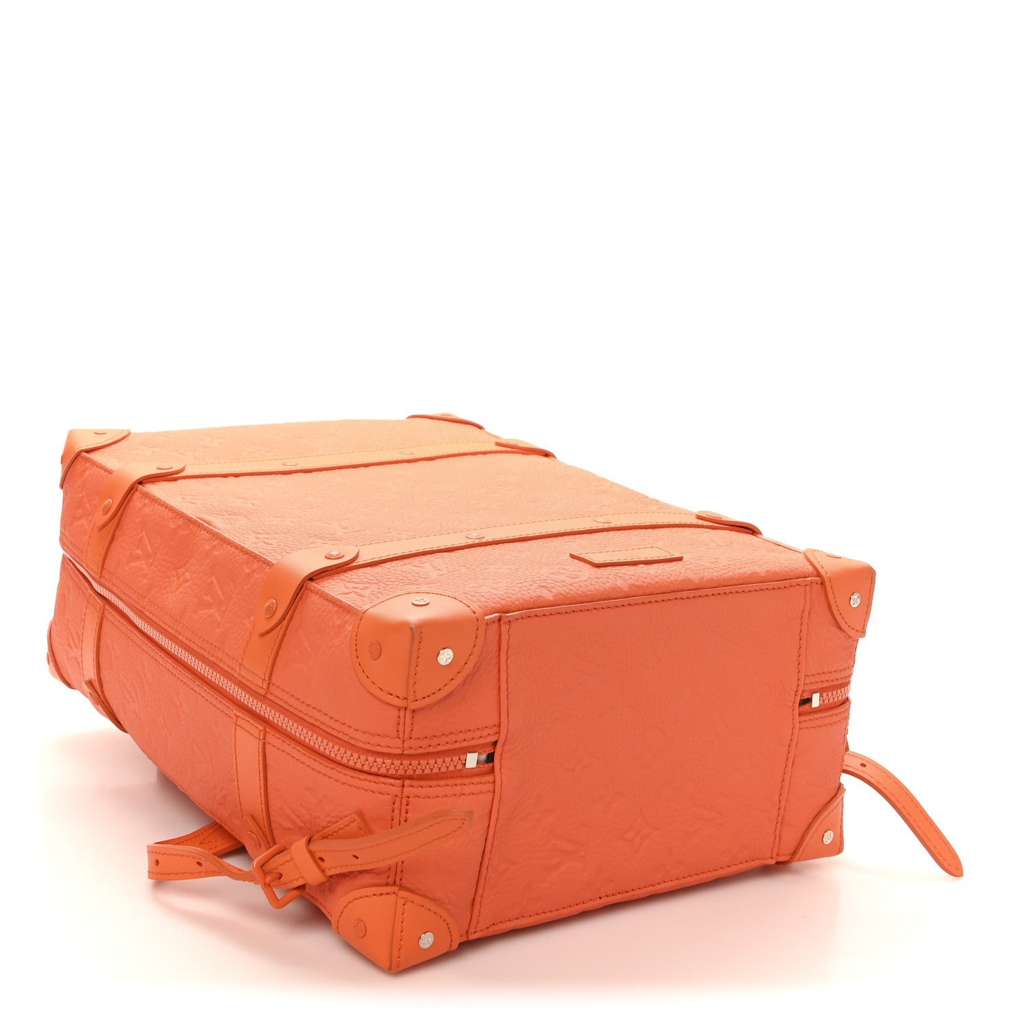 Louis Vuitton Taurillon Empreinte Soft Trunk Backpack PM Orange