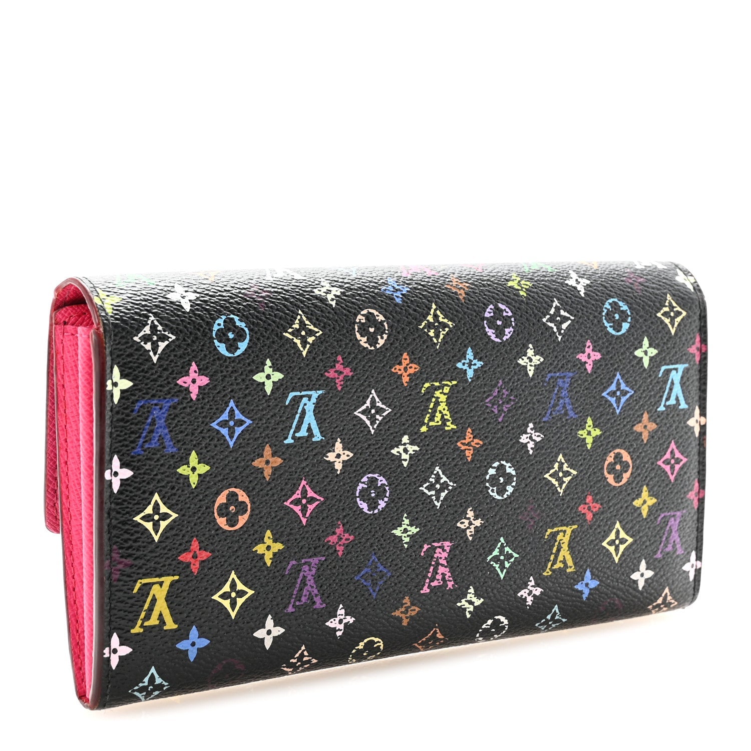 Louis Vuitton Monogram Multicolor Sarah Wallet Black Grenade