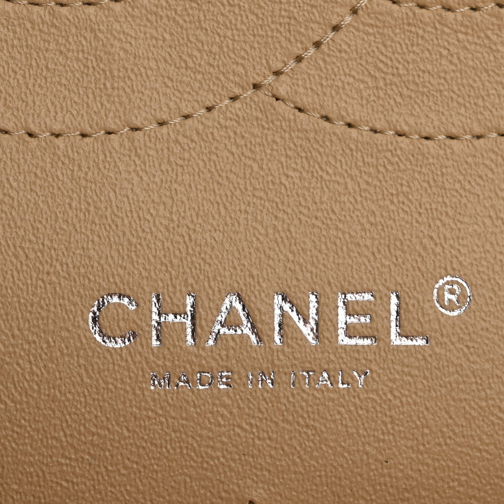 Chanel Caviar Quilted Jumbo Double Flap Beige Clair
