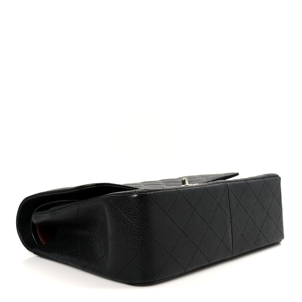 Chanel Caviar Quilted Jumbo Double Flap Black