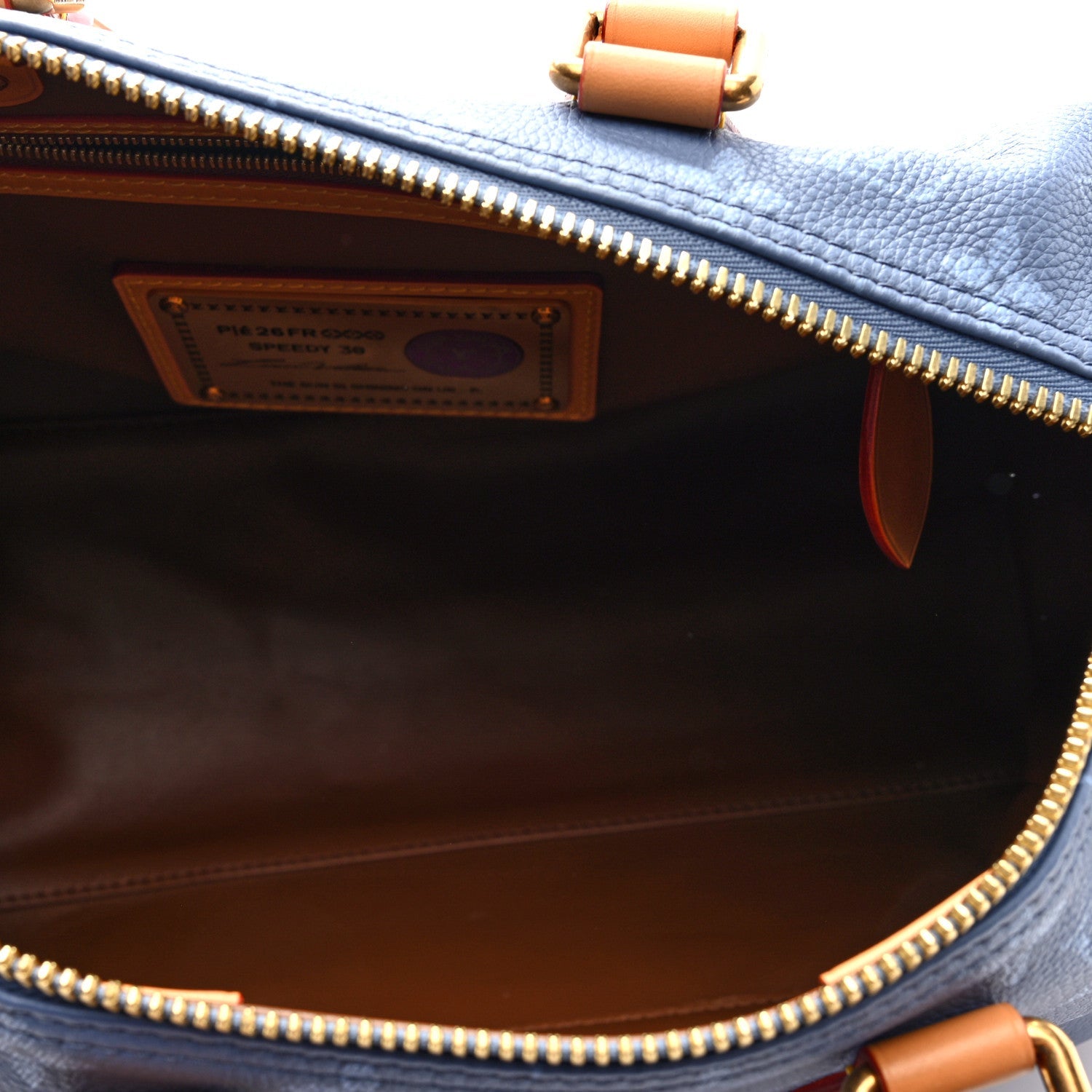 Louis Vuitton Calfskin Monogram Speedy P9 Bandouliere 30 Silk Blue
