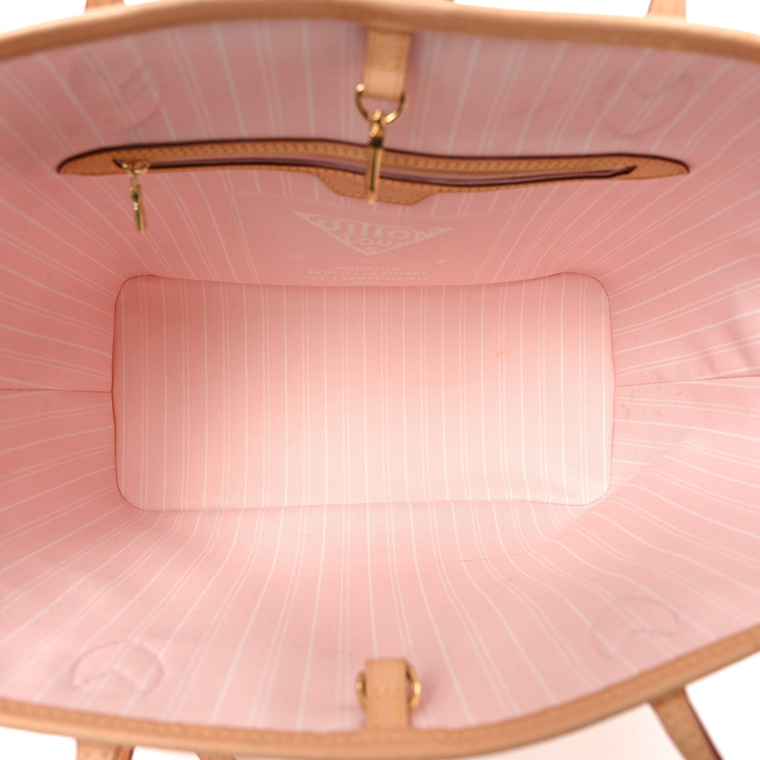 Louis Vuitton Monogram Giant By The Pool Neverfull MM Light Pink