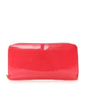 Louis Vuitton Vernis Zippy Wallet Rose Litchi