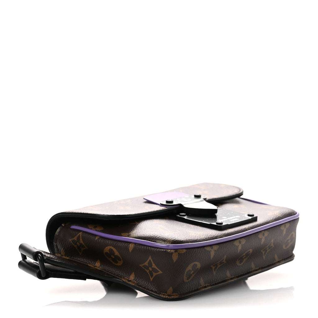 Louis Vuitton Monogram S Lock Sling Bag Purple