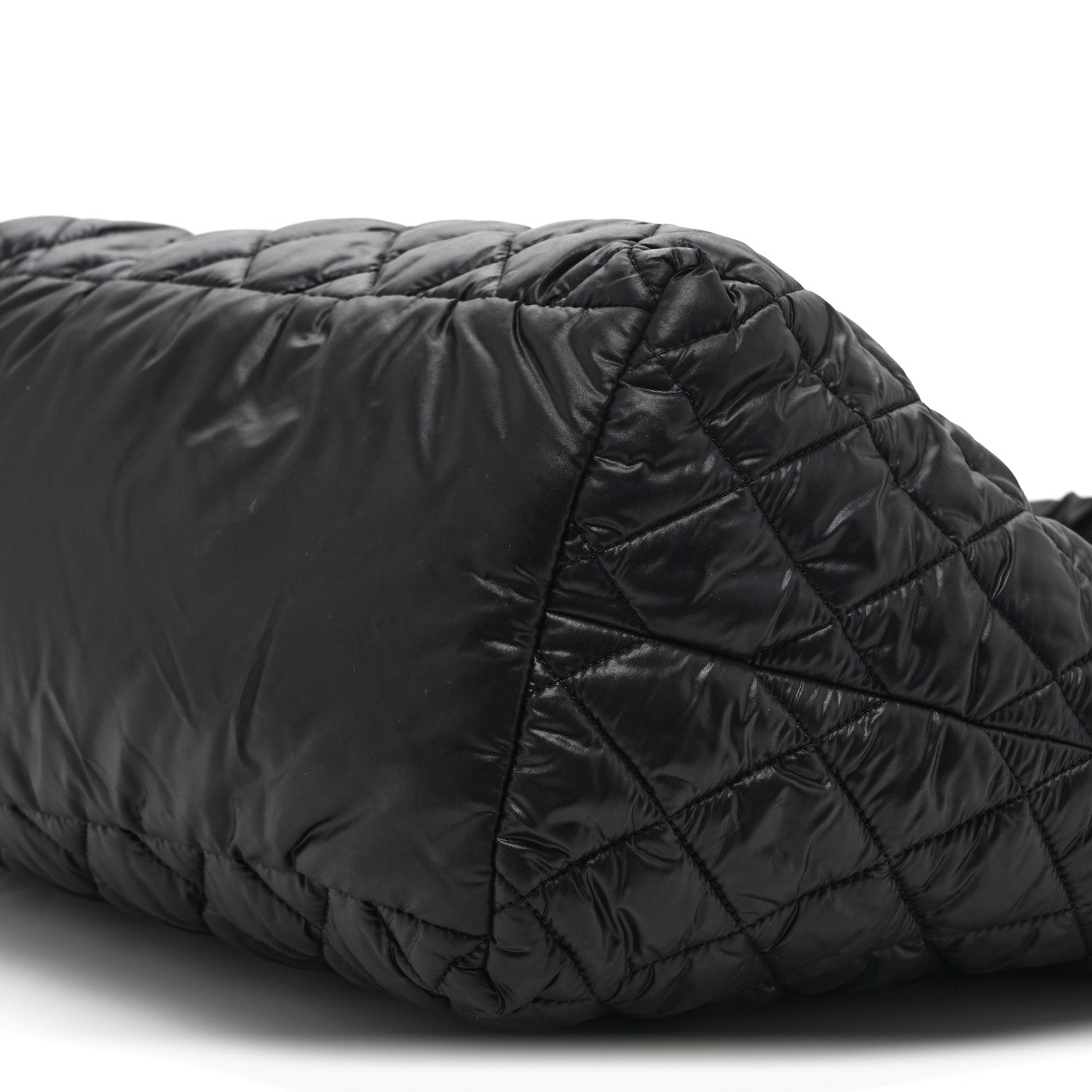 Chanel Nylon Quilted Small Coco Cocoon Tote Black