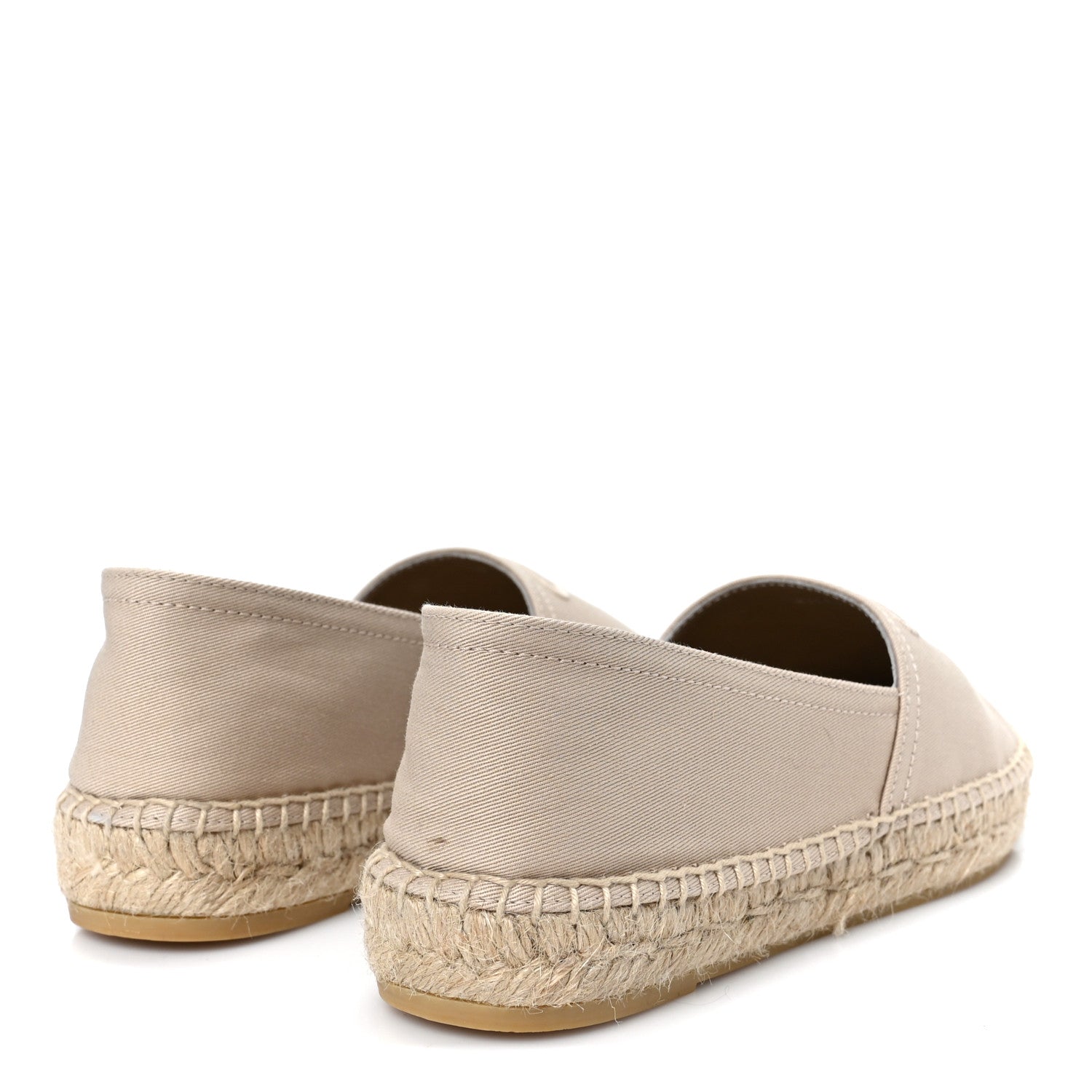 Prada Gabardine Logo Espadrilles 36 Corda