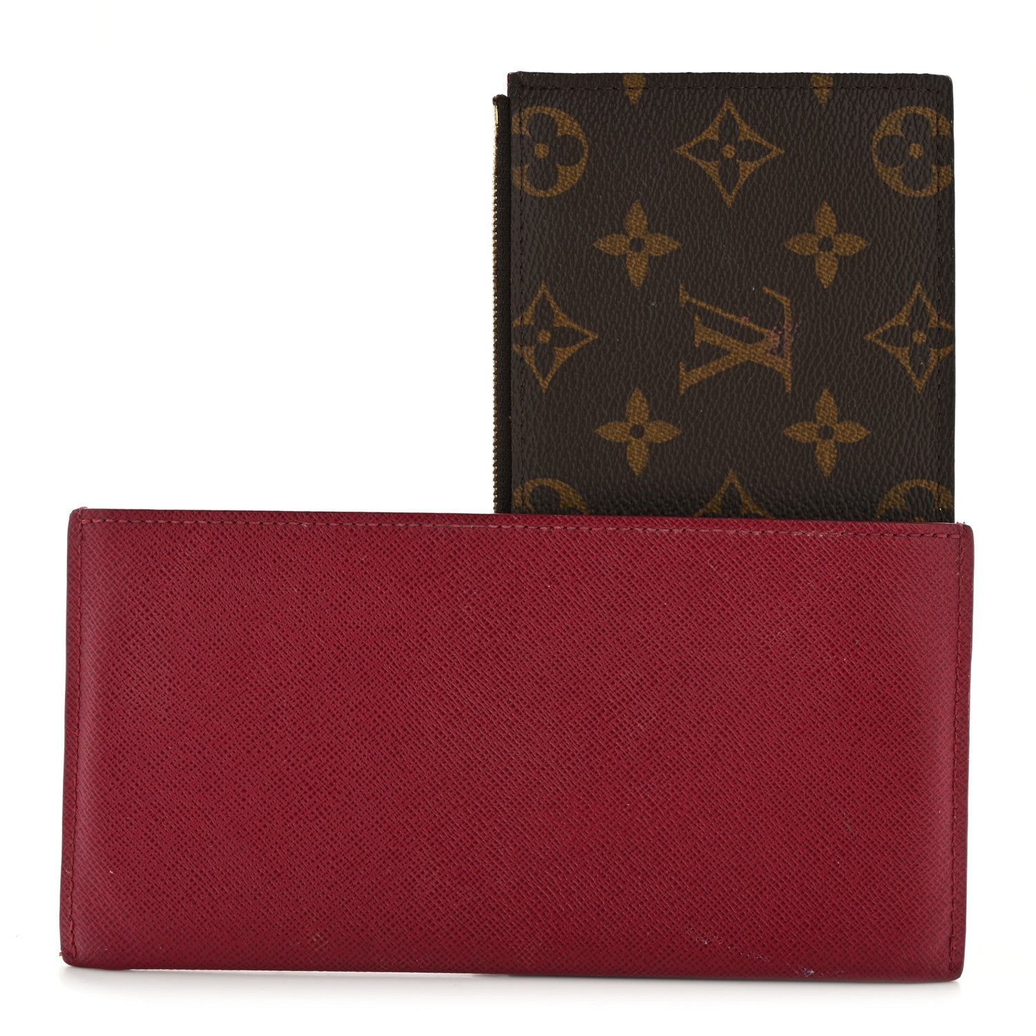 Louis Vuitton Monogram Pochette Felicie Chain Wallet Fuchsia