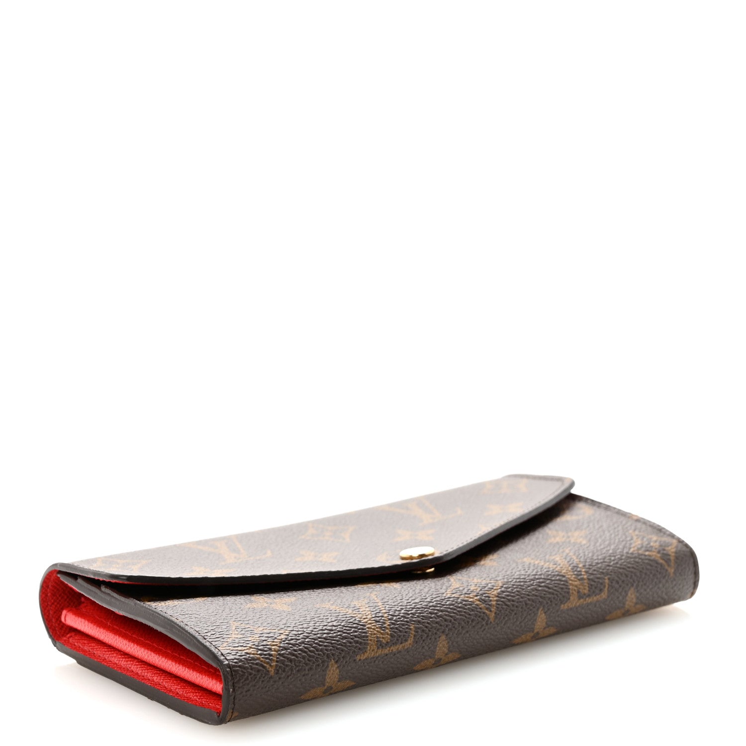 Louis Vuitton Monogram Sarah Wallet NM Coquelicot