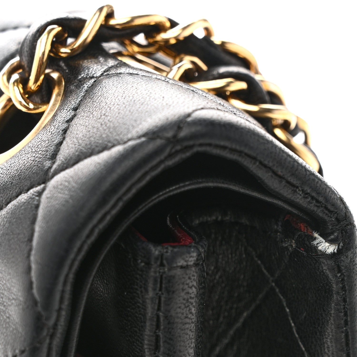 Chanel Lambskin Quilted Medium Double Flap Black