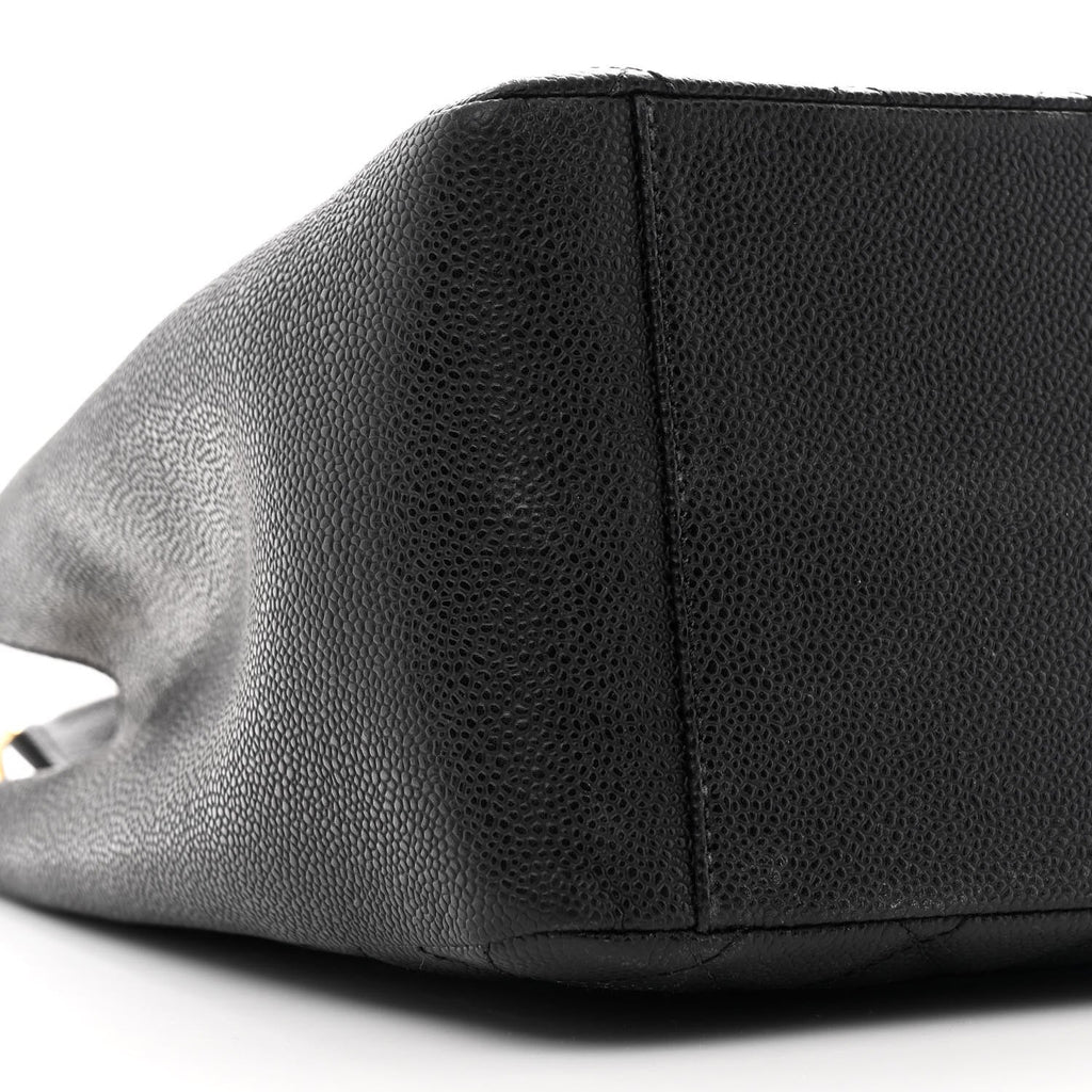 Chanel Caviar Quilted Grand Shopping Tote GST Black